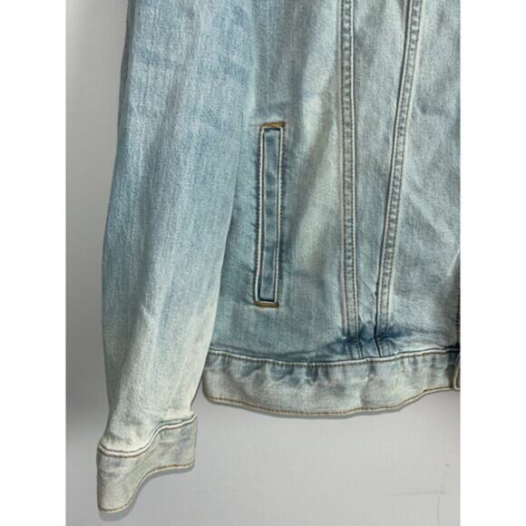 NWT Chubbies The Denim Trucker Jacket Size XL Light Vintage Wash - Picture 4 of 8
